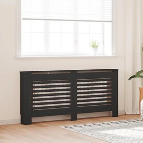 Copertura Per Radiatore Nera 172x19x81,5 Cm İn Mdf /