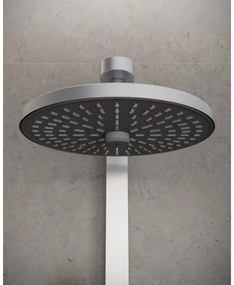 Soffione doccia IDEAL STANDARD in abs argento anticalcare 2 getti