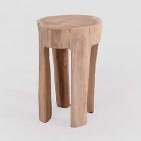 Tavolino in legno Dery Marrone Legno Naturale - Sklum