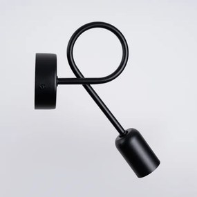 Sollux SL.1433 - Applique LOOP 1xE27/15W/230V nero