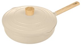 Padella alta 28 cm con coperchio avorio Pot Art