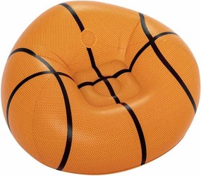 Bestway Poltrona Gonfiabile Gigante Basket 114x112x66 cm +6 Anni Interno e Giardino 75103