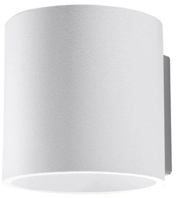 Lampada da parete bianca ø 10 cm Roda – Sollux