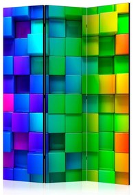 Paravento Colourful Cubes [Room Dividers]