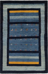 Gabbeh Tappeto persiano 160 x 100 Blu (Iran) Annodato A Mano