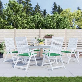 Cuscini Per Sedia 6 Pz Verdi 40x40x3 Cm İn Tessuto Oxford /