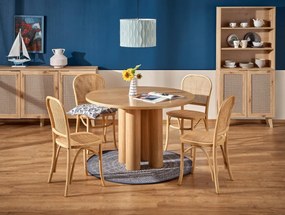 Set tavolo rotondo Elefante + 4 sedie K502 rattan