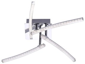 Leuchten Direkt 11291-17 - Lampadario LED da superficie SIMON 4xLED/3W/230V cromo luminoso