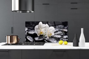Pannello cucina paraschizzi Zen White Orchid Spa 100x50 cm