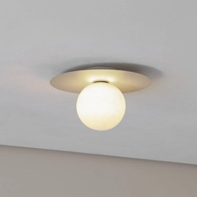 Plafoniera soffitto Pixie TK Lighting, dimmerabile, Crema / Ambra, Soggiorno / Sala da pranzo, Metallo, Moderno, Plafoniera