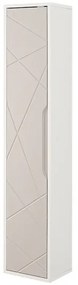 Colonna bagno sospesa h .150 cm Furore tortora con ripiani regolabili