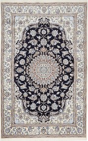 Nain Tappeto persiano 250x160 Blu (Iran) Annodato A Mano