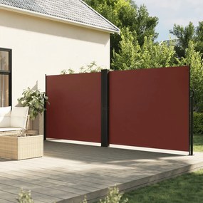 Tenda Da Sole Laterale Retrattile Marrone 180x1200 Cm /
