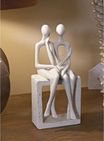 Statuetta Coppia Stons Cm 11,5X9X25