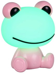 Lampada per bambini LED rosa Hopper – Trio