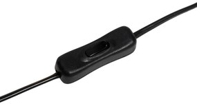 Lampada da tavolo Pallon Trend oro con vetro opalino