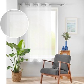 Tenda in voile bianco 140x180 cm Lissea - douceur d'intérieur