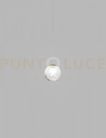 Puppet ring sospensione p bianco sfumato oro satinato 1 luce attacc...