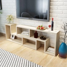 Mobile Porta Tv Doppio A L Colore Rovere /