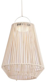 Lampada da tavolo bohémien beige con LED dimmerabile a 3 livelli IP54 ricaricabile a energia solare - Duca