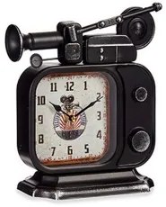 Orologio da Tavolo Fotocamera Metallo (10 x 28 x 25 cm)