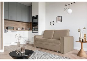 Divano letto beige 168 cm Lucky Lucy - Miuform