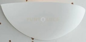 Applique a parete moritz bianca 1 luce attacco e27 31x9,5x12,5cm in...