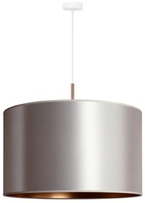 Duolla - Lampadario a sospensione con filo CANNES 1xE27/15W/230V diametro 50 cm argento/rame