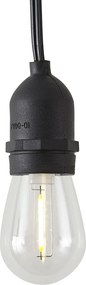 Ghirlanda luminosa in bambù con spina 8m con 10 luci LED IP44 - Ibiz