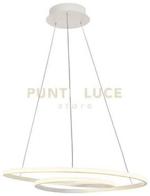 Lampada a sospensione chanel, led 60w 4000k 5400lm, dimmerabile, bi...