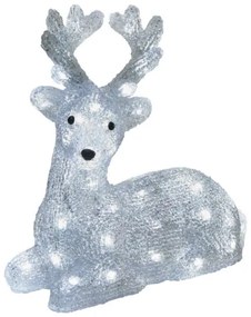 LED Decorazione natalizia da esterno 40xLED/2,1W/230V IP44 cervo