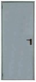 Porta per cantina tamburata battente TAM grigio L 90 x H 205 cm reversibile