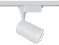 Faretto a LED per Sistema Illuminazione Binario 12W 4000K in Alluminio Vuoro Bianco