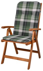 Cuscino per sedia sdraio da giardino verde 50x116 cm Cardiff - Sun Garden