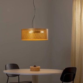 Lampada a sospensione Euluna Zofia, color oro, Ø 50 cm