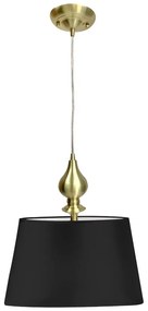 Lampada a sospensione di colore nero-oro ø 35 cm Prima Gold - Candellux Lighting