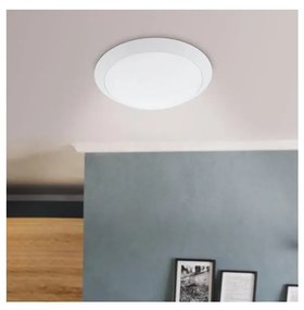 Eglo 97254 - Lampada da soffitto per bagno PILONE LED/11W/230V bianca IP44