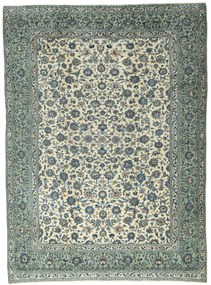 Kashan Tappeto 290 x 390 Beige (Iran) Annodato A Mano