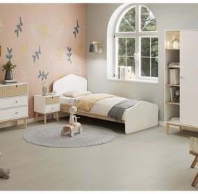 Comodino bianco per bambini Estefania - Marckeric