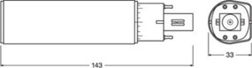 Lampadina LED G24q-1/6W/230V 4000K - Osram