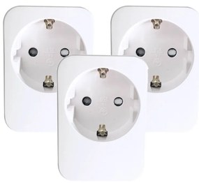 Immax NEO 07761C - Set 3 prese smart NEO LITE 3680W/230V/16A Wi-Fi Tuya SCHUKO