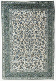 Kashan Tappeto 430 x 290 Beige (Iran) Annodato A Mano