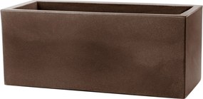 Vaso 100x40x40cm in Resina Tulli Schio Cassa Essential 100 Bronzo...