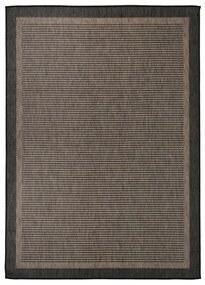 Tappeto Da Esterni A Tessitura Piatta 120x170 Cm Marrone Scuro /