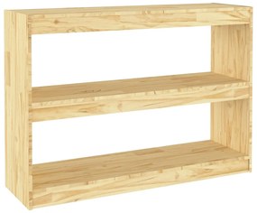 Libreria/divisorio 100x30x71,5 cm legno massello di pino