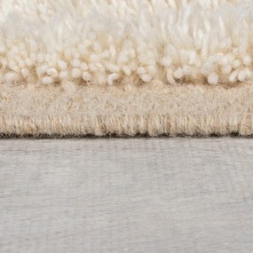 Tappeto beige/color crema in lana tessuto a mano 120x170 cm Greek Key – Flair Rugs