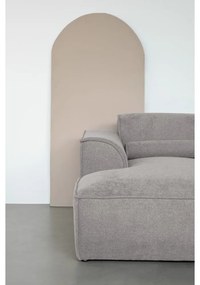 Divano componibile in grigio chiaro (con penisola a sinistra) Flex Felix – Miuform