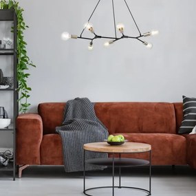 Rabalux 72027 - Lampadario a sospensione BRANWEN 7xE27/25W/230V