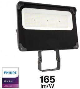 Proiettore LED 200W, IP65, 165lm/W - PHILIPS Xitanium driver - per Impianti Sportivi Colore  Bianco Naturale 4.000K