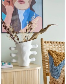 Vaso in gres bianco Pernilla - Bloomingville